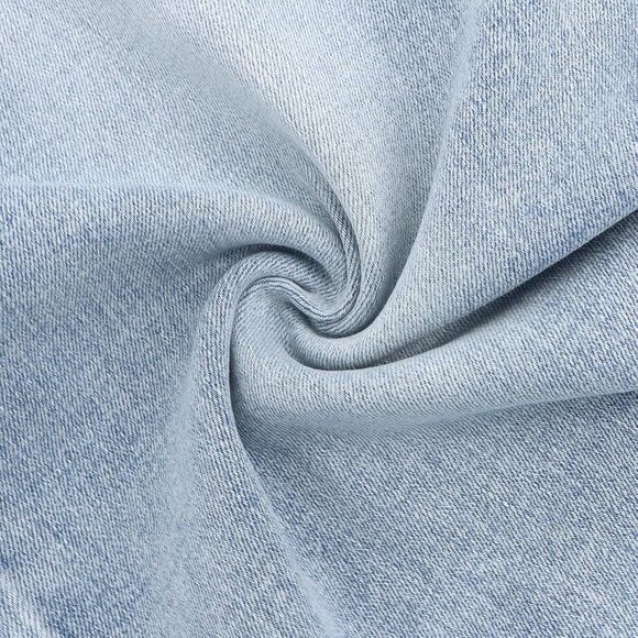 Light Blue Y2K High Waisted Baggy Jeans for Women - Casual Chic Denim Trousers - Picture 6 of 7